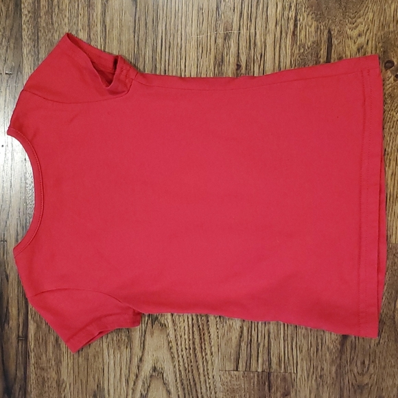 Girls Peanuts Gang red Christmas tshirt size 4 - Picture 4 of 4